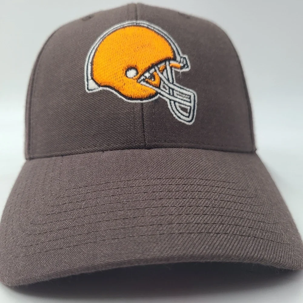 Vintage Cleveland Browns Hat Snapback Twins Enterprise Brown‎ NFL Wool Blend Men